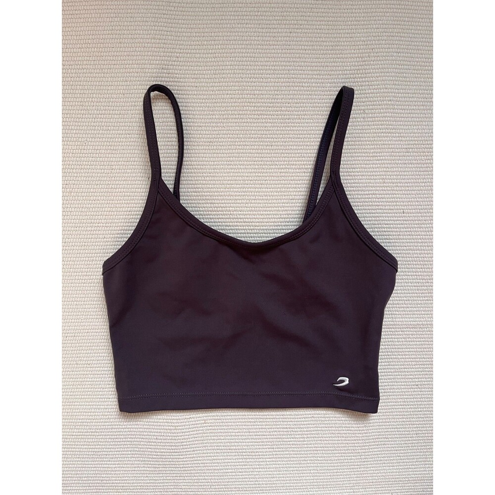 BOXRAW Essentials Tank Bralette in Charcoal Size SMALL